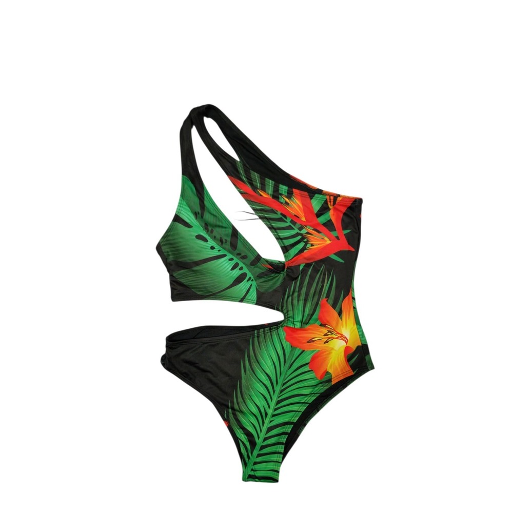 New without Tags Mapale One Piece Swim Suit Floral Print Size M